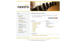 Desktop Screenshot of nextro.net