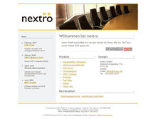 Tablet Screenshot of nextro.net